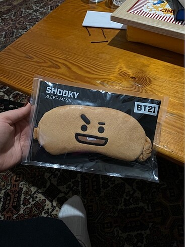 Bt21 shooky uyku göz maskesi