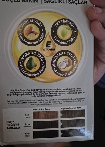Alix FineColor-Pro 7.3 Fındık Kabuğu Saç Boyası - Görsel 2