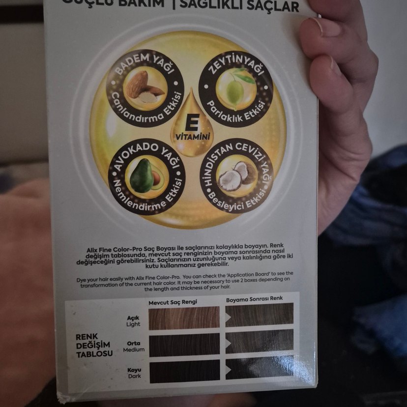 Alix FineColor-Pro 7.3 Fındık Kabuğu Saç Boyası - Görsel 2
