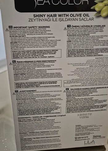 Sea Color Kalıcı Saç Boyası - Görsel 3