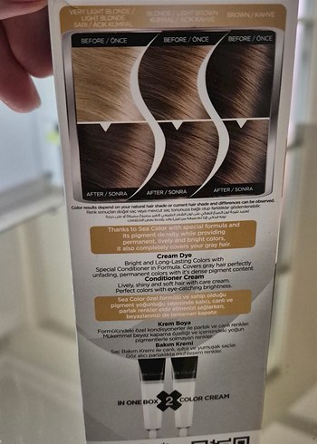 Sea Color Kalıcı Saç Boyası - Görsel 2