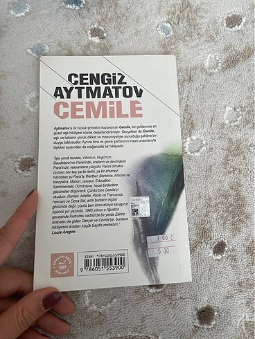 İki kitap 1. Cemile 2. Genç bir doktorun anıları