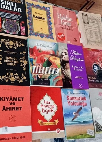Dini kitaplar Tanesi 50 tl ile 70 arası fiyatlar