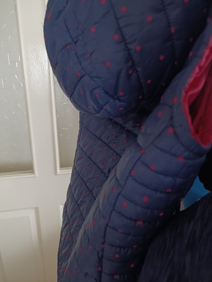 Kız Çocuk Lacivert Fermuarlı Yelek - Görsel 3