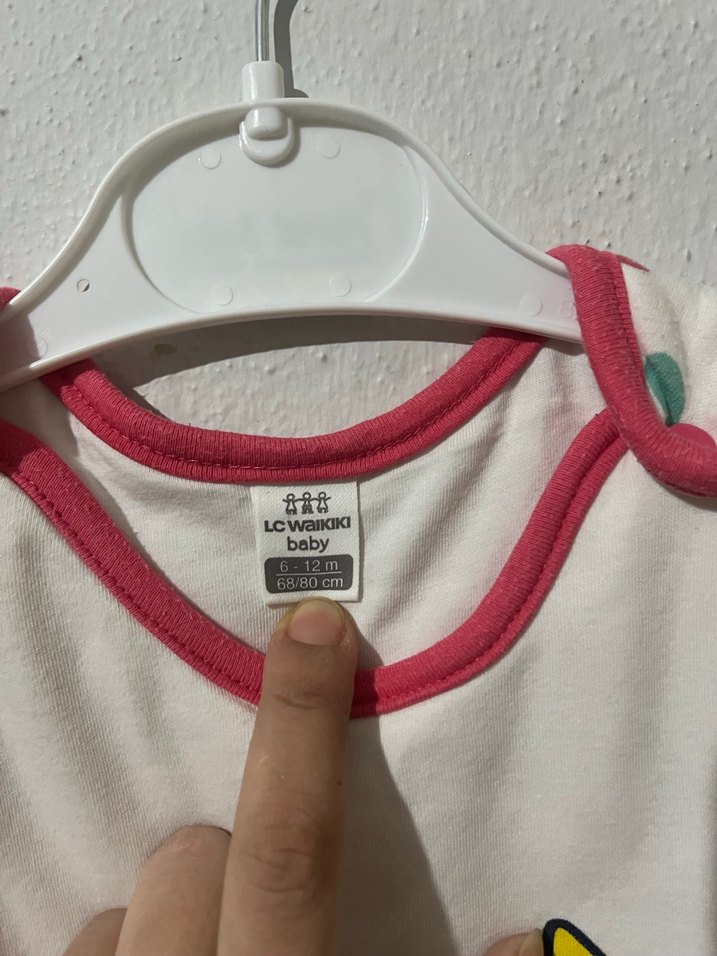 Beyaz Desenli Bebek Uyku Tulumu 1 yaş - Görsel 2