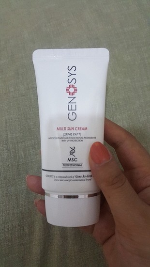 diğer Beden çeşitli Renk genosys multi sun cream