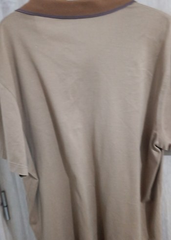 Bej Erkek Polo Yaka Kısa Kollu Tişört - Görsel 3