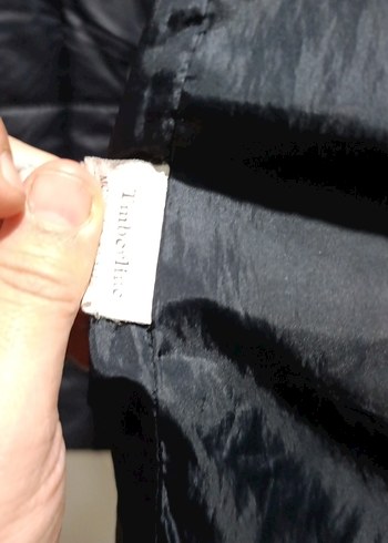 Düğmeli Siyah Kadın Kışlık Midi Mont - Görsel 5