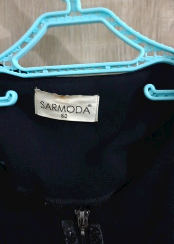 Lacivert Düğmeli Uzun Kollu Kadın Ferace - Görsel 3