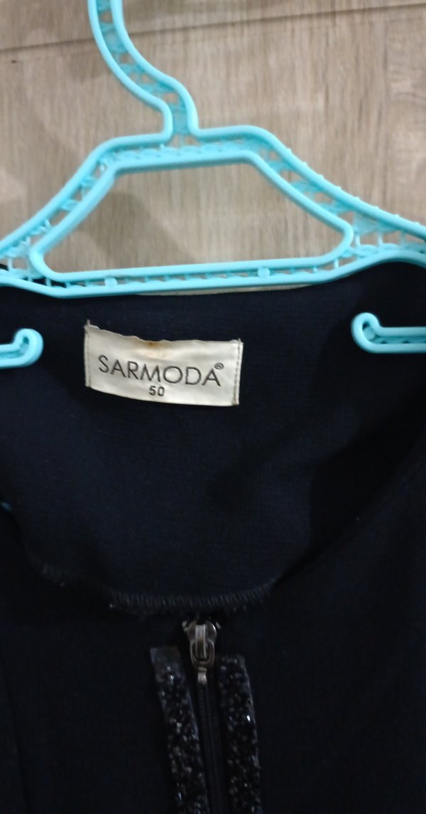 Lacivert Düğmeli Uzun Kollu Kadın Ferace - Görsel 3