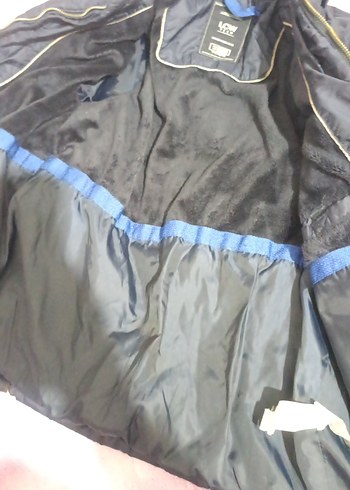 erkek Gri Fermuarlı Kış Montu - Görsel 4