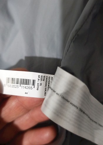 Gri Kapüşonlu Fermuarlı Erkek Yelek - Görsel 4