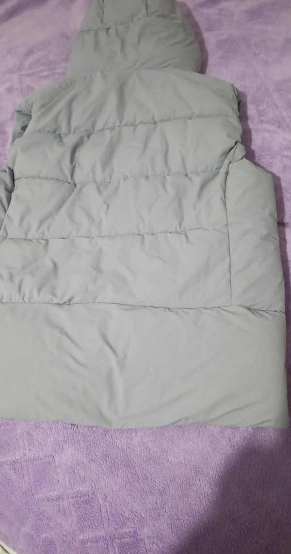 Gri Kapüşonlu Fermuarlı Erkek Yelek - Görsel 5