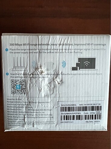  Beden Xiaomi wifi güçlendirici