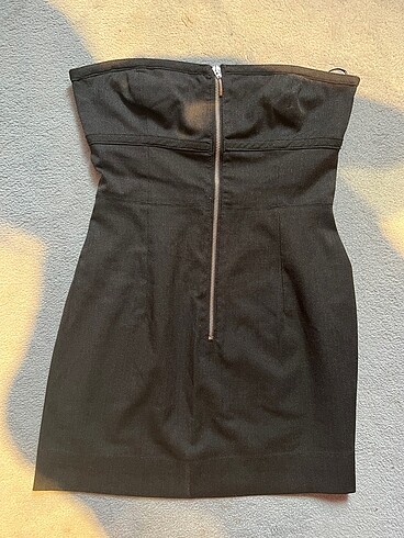 Straplez bershka mini elbise