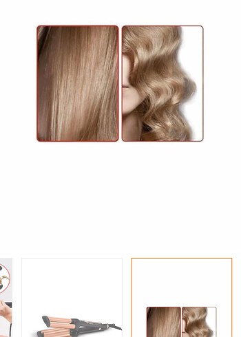 Aprilla  Saç Şekillendirici su dalgası wag maşası siyah - Görsel 3