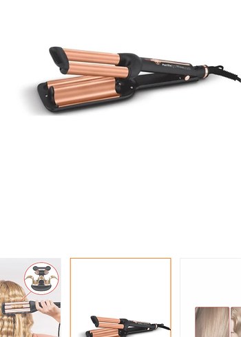 Aprilla  Saç Şekillendirici su dalgası wag maşası siyah - Görsel 2