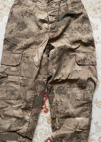 Kahverengi Kamuflajlı Rahat Kesim Erkek Pantolon - Görsel 2