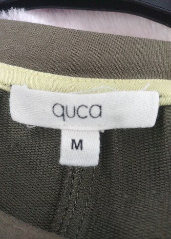 m Beden Kadın Haki Baskılı Oversize Sweatshirt
