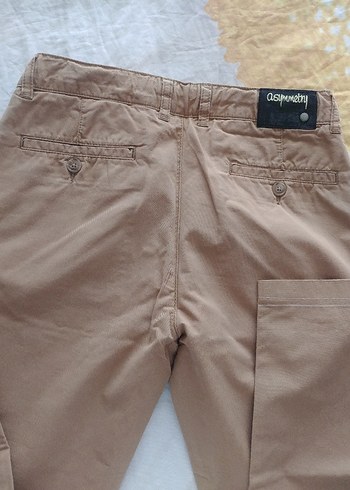 13-14 Yaş Beden camel Renk Bej 14 yaş Erkek Regular Fit Pantolon