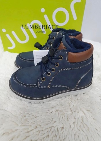 28 Beden Lumberjack Lacivert Erkek Çocuk Bağcıklı Bot