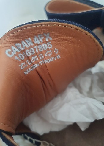 Mavi Süet Erkek Espadril Sandalet - Görsel 6