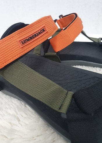 Erkek Çok Renkli Spor Sandalet Velcro - Görsel 6