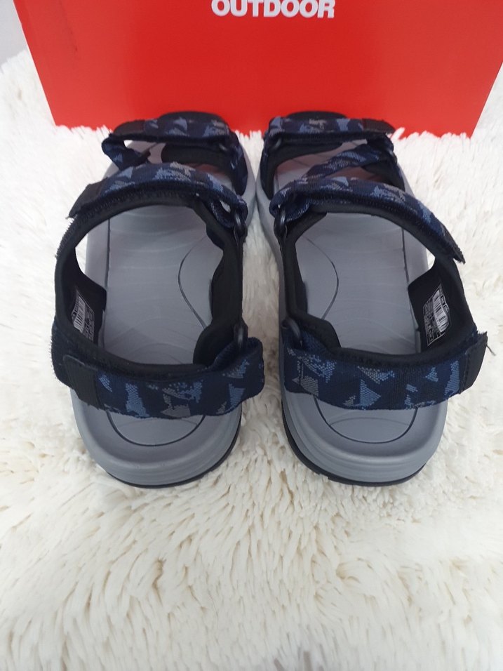 Lumberjack Gri Mavi Erkek Outdoor Sandalet - Görsel 4