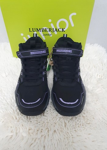 Lumberjack Mor Erkek Çocuk Spor Ayakkabı Velcro