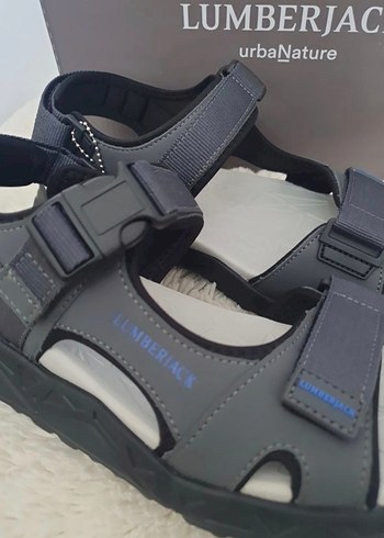 Lumberjack Gri Erkek Kayışlı Sandalet - Görsel 7