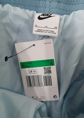 Erkek  Mavi Bol Kesim Eşofman Altı - Görsel 4