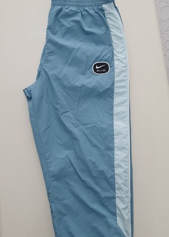 Erkek  Mavi Bol Kesim Eşofman Altı - Görsel 5