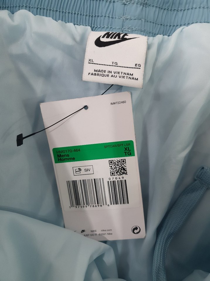 Erkek  Mavi Bol Kesim Eşofman Altı - Görsel 4