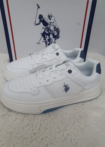 38 Beden U.S. Polo Assn. Beyaz Kadın Spor Ayakkabı