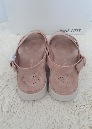 37 Beden ten rengi Renk Nine West Bej Süet Dolgu Topuklu Kadın Sandalet
