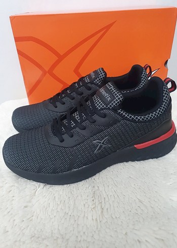 44 Beden siyah Renk Kinetix Siyah Gri Erkek Spor Ayakkabı