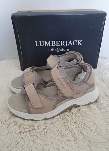 40 Beden beyaz Renk Lumberjack Sandalet