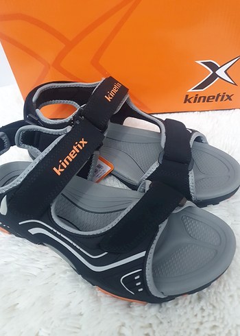 Kinetix Siyah Gri Erkek Spor Sandalet - Görsel 6