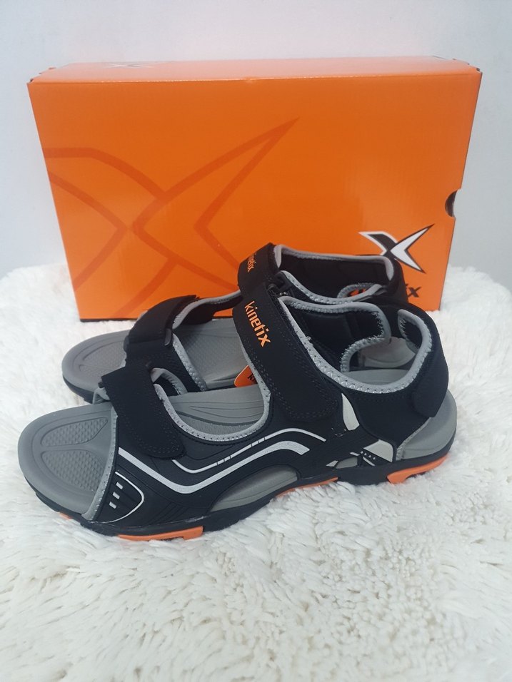 Kinetix Siyah Gri Erkek Spor Sandalet - Görsel 3