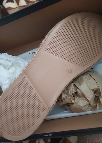 İnci Bej Deri Sandalet - Görsel 7