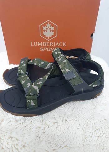 Lumberjack Erkek Kamuflaj Desenli Kemerli Sandalet - Görsel 3