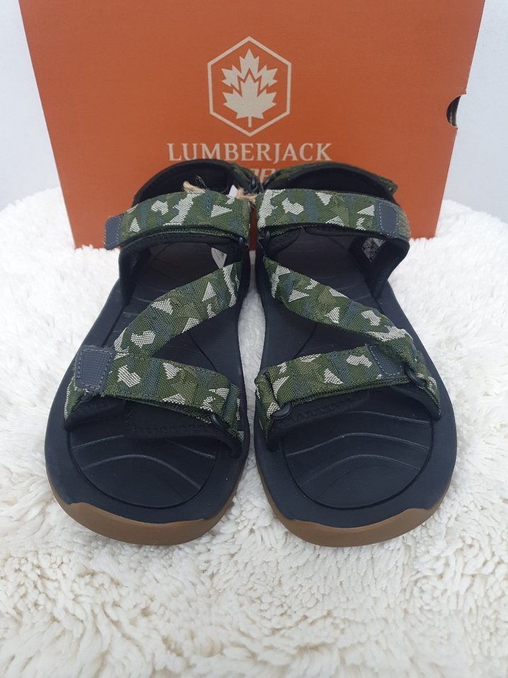 Lumberjack Erkek Kamuflaj Desenli Kemerli Sandalet - Görsel 2