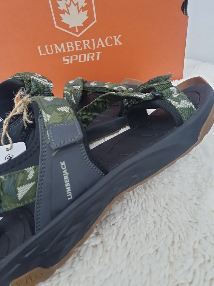 Lumberjack Erkek Kamuflaj Desenli Kemerli Sandalet - Görsel 5