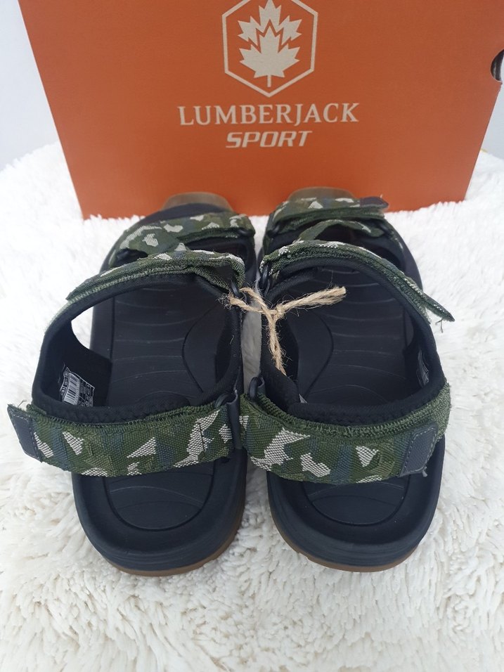 Lumberjack Erkek Kamuflaj Desenli Kemerli Sandalet - Görsel 4