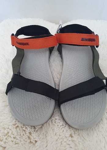 Çok Renkli Cırt Cırtlı Spor Sandalet - Görsel 2