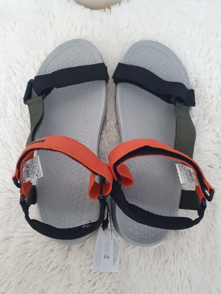 Çok Renkli Cırt Cırtlı Spor Sandalet - Görsel 5