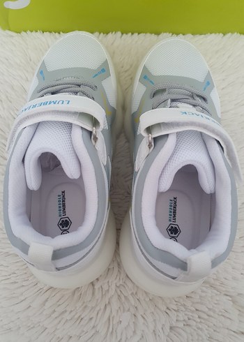 30 Beden beyaz Renk Beyaz Erkek Çocuk Spor Ayakkabı Velcro