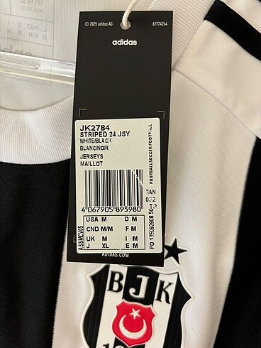 m Beden Orjinal Beşiktaş Forma
