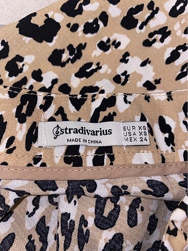 xs Beden camel Renk Stradivarius etek
