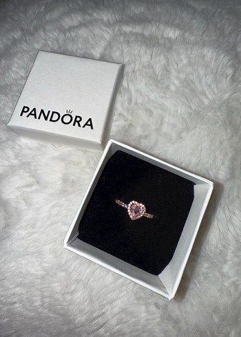 Pembe Kalp Pandora Yüzük